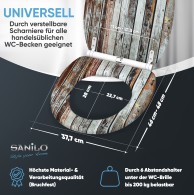 WC-Sitz mit Absenkautomatik und Schnellverschluss Antik - Premium Toilettendeckel direkt vom Hersteller
