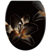 WC-Sitz mit Absenkautomatik und Schnellverschluss Aurelia - Premium Toilettendeckel direkt vom Hersteller