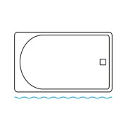 Duschvorhang Elegance 180 x 200 cm