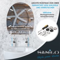 WC-Sitz mit Absenkautomatik und Schnellverschluss Bahia - Premium Toilettendeckel direkt vom Hersteller