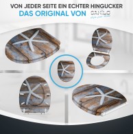 WC-Sitz mit Absenkautomatik und Schnellverschluss Bahia - Premium Toilettendeckel direkt vom Hersteller