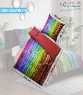 Bettwäsche Rainbow 135 x 200 cm