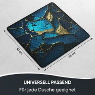 Badematte Marmor Cobalt 53 x 53 cm