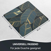 Badematte Monstera 53 x 53 cm