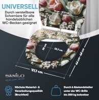 WC-Sitz mit Absenkautomatik und Schnellverschluss Blossique - Premium Toilettendeckel direkt vom Hersteller