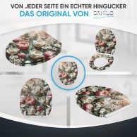 WC-Sitz mit Absenkautomatik und Schnellverschluss Blossique - Premium Toilettendeckel direkt vom Hersteller