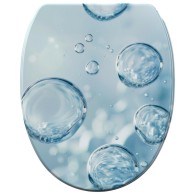 WC-Sitz mit Absenkautomatik und Schnellverschluss Bubbles - Premium Toilettendeckel direkt vom Hersteller