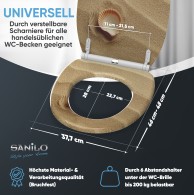 WC-Sitz mit Absenkautomatik und Schnellverschluss Clam - Premium Toilettendeckel direkt vom Hersteller