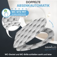 WC-Sitz mit Absenkautomatik und Schnellverschluss Comfort - Premium Toilettendeckel direkt vom Hersteller