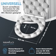WC-Sitz mit Absenkautomatik und Schnellverschluss Comfort - Premium Toilettendeckel direkt vom Hersteller