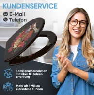 WC-Sitz mit Absenkautomatik und Schnellverschluss Day of the Dead - Premium Toilettendeckel direkt vom Hersteller