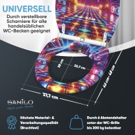 WC-Sitz mit Absenkautomatik und Schnellverschluss Disco - Premium Toilettendeckel direkt vom Hersteller