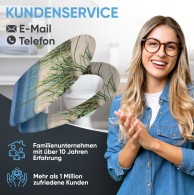 WC-Sitz mit Absenkautomatik und Schnellverschluss Dunetide - Premium Toilettendeckel direkt vom Hersteller