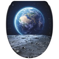 WC-Sitz mit Absenkautomatik und Schnellverschluss Earth - Premium Toilettendeckel direkt vom Hersteller