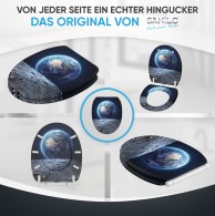 WC-Sitz mit Absenkautomatik und Schnellverschluss Earth - Premium Toilettendeckel direkt vom Hersteller