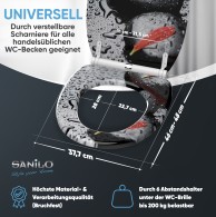 WC-Sitz mit Absenkautomatik und Schnellverschluss Elegance - Premium Toilettendeckel direkt vom Hersteller