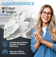WC-Sitz mit Absenkautomatik und Schnellverschluss Eukalyptus - Premium Toilettendeckel direkt vom Hersteller