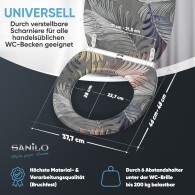WC-Sitz mit Absenkautomatik und Schnellverschluss Farn - Premium Toilettendeckel direkt vom Hersteller