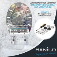 WC-Sitz mit Absenkautomatik und Schnellverschluss Farn - Premium Toilettendeckel direkt vom Hersteller