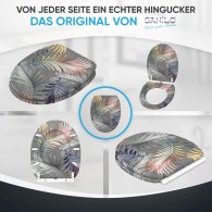 WC-Sitz mit Absenkautomatik und Schnellverschluss Farn - Premium Toilettendeckel direkt vom Hersteller