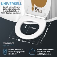 WC-Sitz mit Absenkautomatik und Schnellverschluss Faultier - Premium Toilettendeckel direkt vom Hersteller