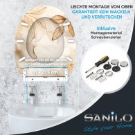 WC-Sitz mit Absenkautomatik und Schnellverschluss Faylora - Premium Toilettendeckel direkt vom Hersteller