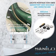 WC-Sitz mit Absenkautomatik und Schnellverschluss Flow - Premium Toilettendeckel direkt vom Hersteller