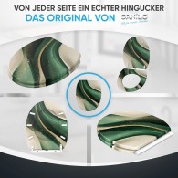 WC-Sitz mit Absenkautomatik und Schnellverschluss Flow - Premium Toilettendeckel direkt vom Hersteller