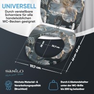 WC-Sitz mit Absenkautomatik und Schnellverschluss Frostia - Premium Toilettendeckel direkt vom Hersteller