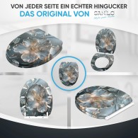 WC-Sitz mit Absenkautomatik und Schnellverschluss Frostia - Premium Toilettendeckel direkt vom Hersteller