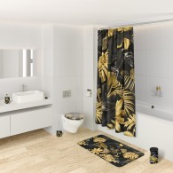 Badezimmer Set Golden Leaves
