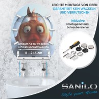 WC-Sitz mit Absenkautomatik und Schnellverschluss Goldfisch - Premium Toilettendeckel direkt vom Hersteller