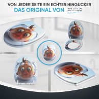 WC-Sitz mit Absenkautomatik und Schnellverschluss Goldfisch - Premium Toilettendeckel direkt vom Hersteller