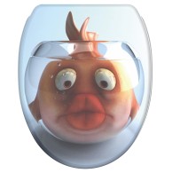 6-teiliges Badezimmer Set Goldfisch