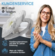 WC-Sitz mit Absenkautomatik und Schnellverschluss Good Feeling - Premium Toilettendeckel direkt vom Hersteller