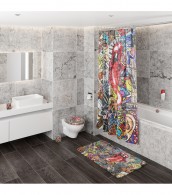 WC-Sitz mit Absenkautomatik Graffiti - Premium Toilettendeckel direkt vom Hersteller