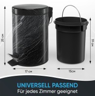 Kosmetikeimer Granit 3 Liter