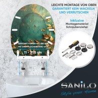 WC-Sitz mit Absenkautomatik und Schnellverschluss Greego - Premium Toilettendeckel direkt vom Hersteller