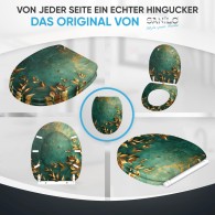 WC-Sitz mit Absenkautomatik und Schnellverschluss Greego - Premium Toilettendeckel direkt vom Hersteller