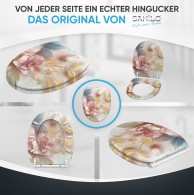 WC-Sitz mit Absenkautomatik und Schnellverschluss Florentia - Premium Toilettendeckel direkt vom Hersteller