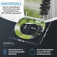 WC-Sitz mit Absenkautomatik und Schnellverschluss Harmony - Premium Toilettendeckel direkt vom Hersteller