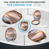 WC-Sitz mit Absenkautomatik Bay - Premium Toilettendeckel direkt vom Hersteller