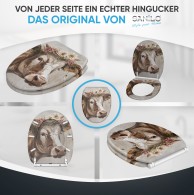 WC-Sitz mit Absenkautomatik und Schnellverschluss Berta - Premium Toilettendeckel direkt vom Hersteller