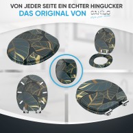 WC-Sitz mit Absenkautomatik Monstera - Premium Toilettendeckel direkt vom Hersteller