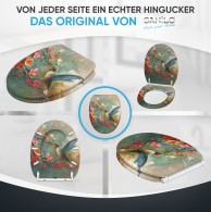 WC-Sitz mit Absenkautomatik und Schnellverschluss Petalo - Premium Toilettendeckel direkt vom Hersteller