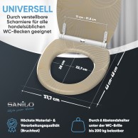 WC-Sitz mit Absenkautomatik und Schnellverschluss Hosta - Premium Toilettendeckel direkt vom Hersteller