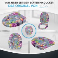 WC-Sitz mit Absenkautomatik und Schnellverschluss Kolibri - Premium Toilettendeckel direkt vom Hersteller