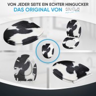 WC-Sitz mit Absenkautomatik und Schnellverschluss Kuhflecken - Premium Toilettendeckel direkt vom Hersteller
