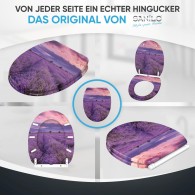 WC-Sitz mit Absenkautomatik und Schnellverschluss Lavendel - Premium Toilettendeckel direkt vom Hersteller