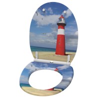6-teiliges Badezimmer Set Leuchtturm